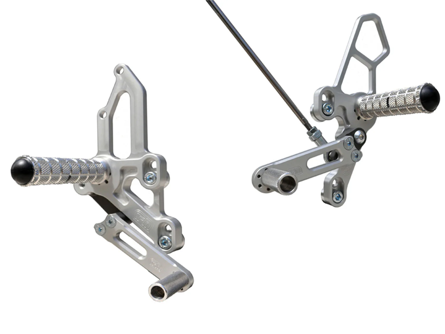 05-0407B Yamaha FZ07/MT07/XSR700 Rearset - Silver - Image 4