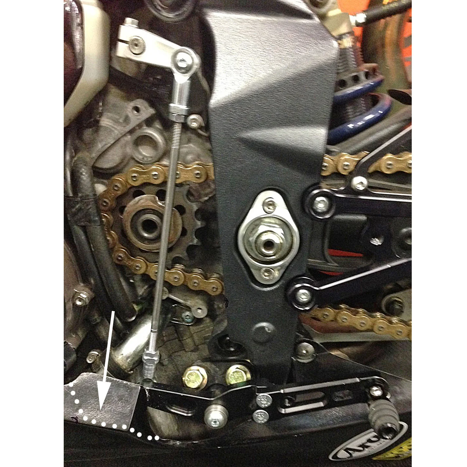 05-0512B Triumph Daytona 675/R/Street Triple Rearsets  - GP Shift w/QS Rod - RACE USE ONLY (No Side Stand) - Image 2