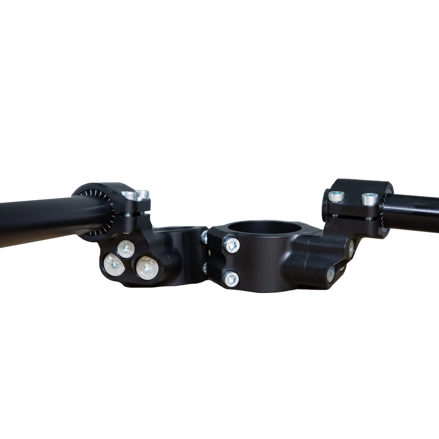Yamaha R3 Side Mount 35mm Rise Adjustable Angle Clipon Risers w/ 11in Bars - Image 2