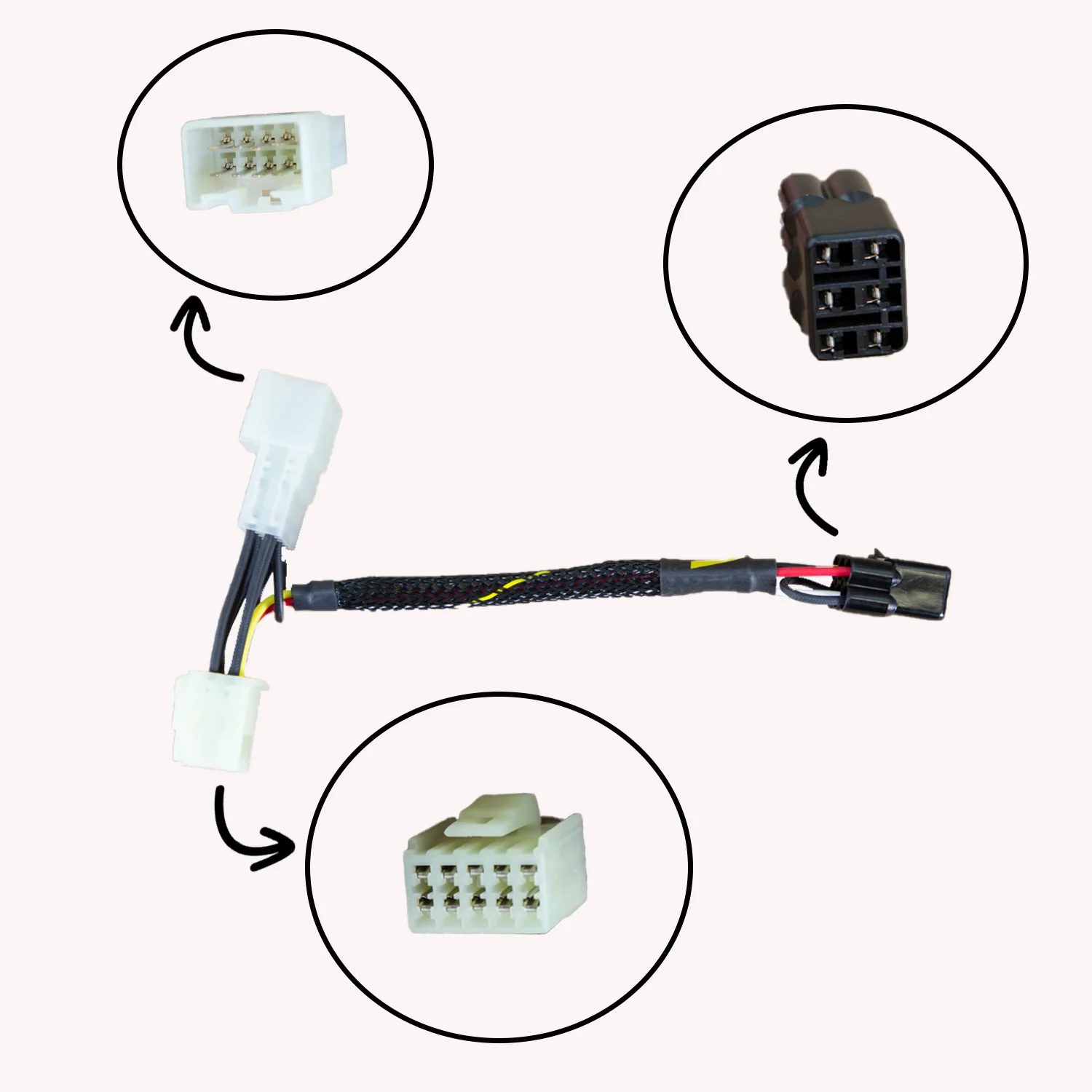 43-0201 Suzuki GSX-R600/750/1000/1300 Hayabusa/SV650 Keyswitch Elimination Harness - Image 2