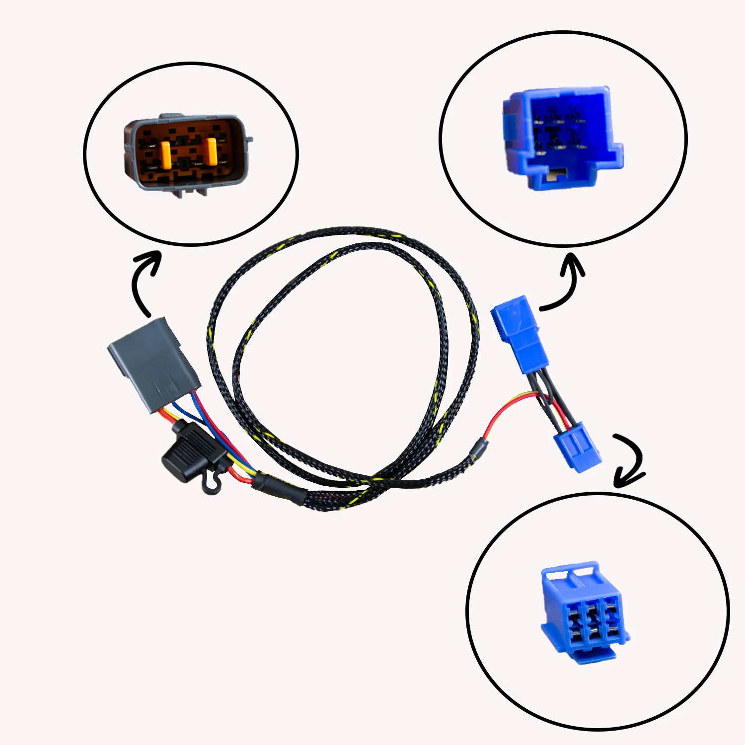43-0501 2009-12 Triumph Daytona 675/R Keyswitch Elimination Harness - Image 2