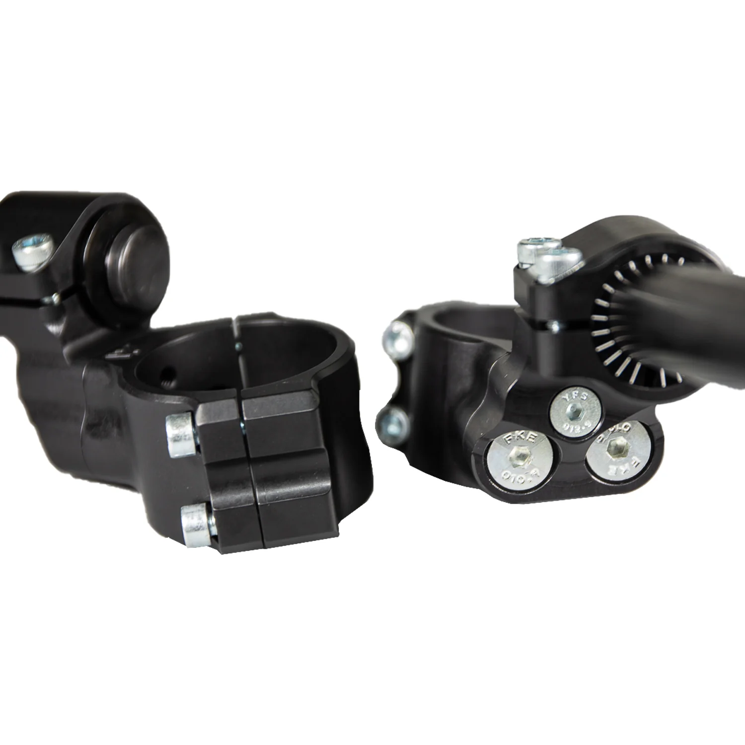 35MM Rise Side Mount Adjustable Angle Clipon Risers for Kawasaki 2013+ ZX-6 - Image 3